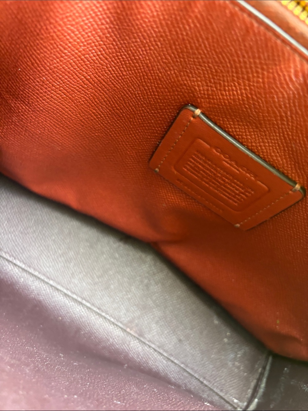 Coach Pebbled Leather Shoulder Bag in Beige Plus Wallet - Picture 8 of 16